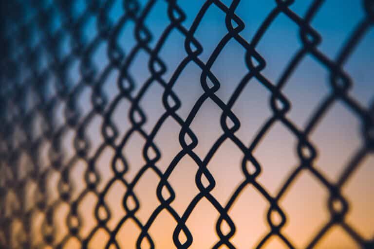 security fence needs repair